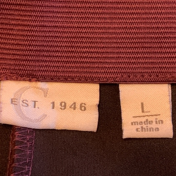 Faux sued legging bundle black/burgandy - Picture 12 of 14